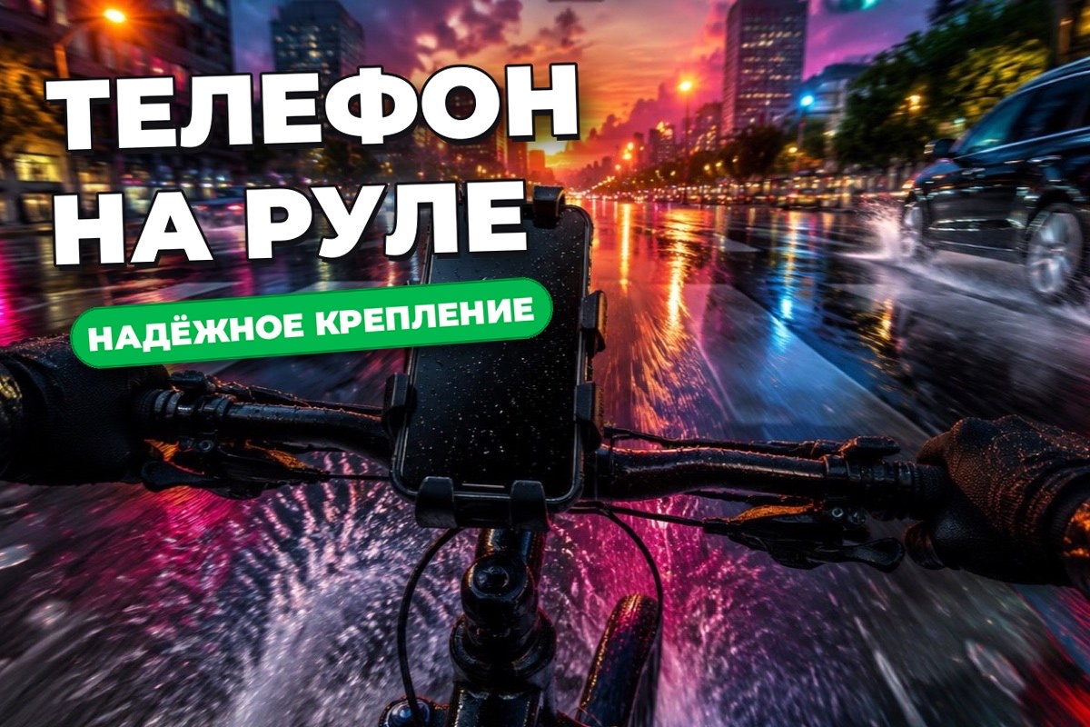 Держатель телефона на велосипед для курьера: как выбрать и закрепить