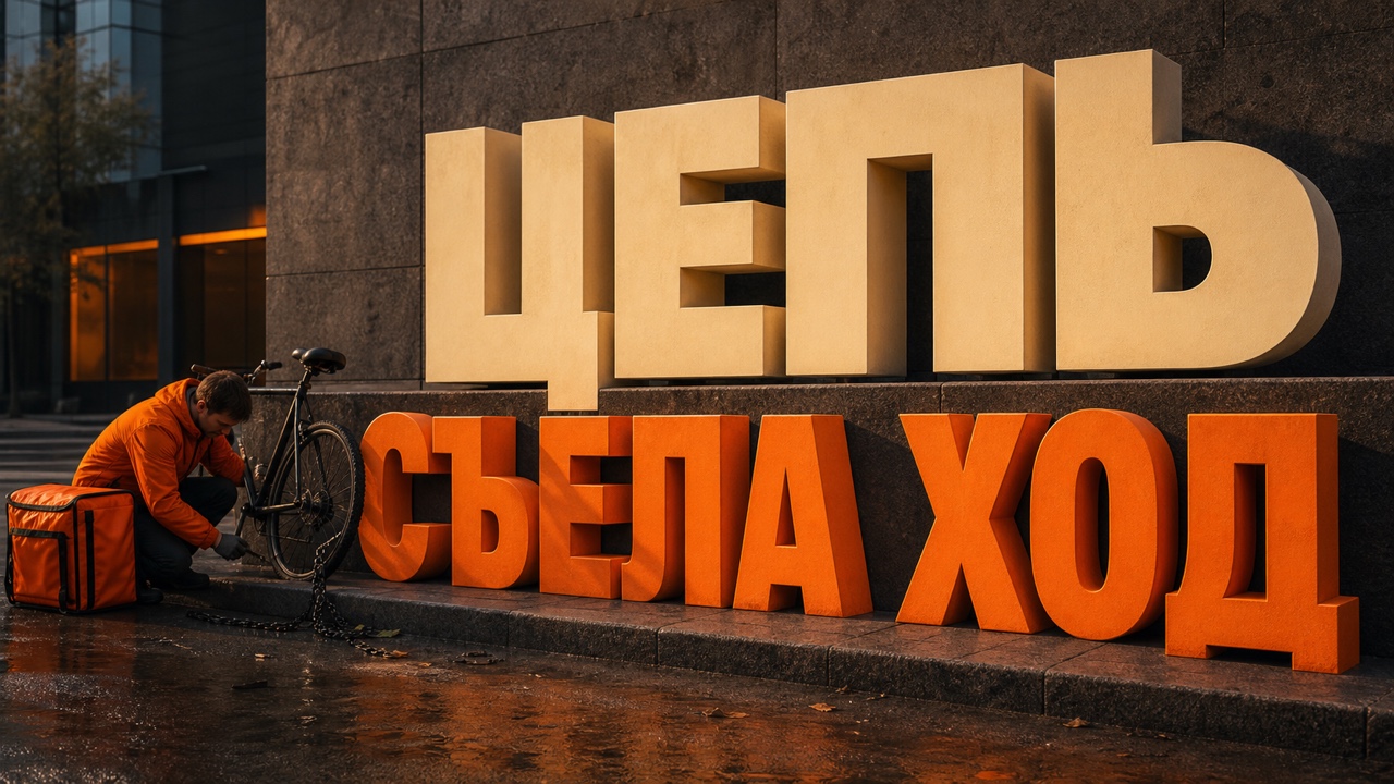 Цепь велосипеда проскакивает: когда курьеру нужно остановиться