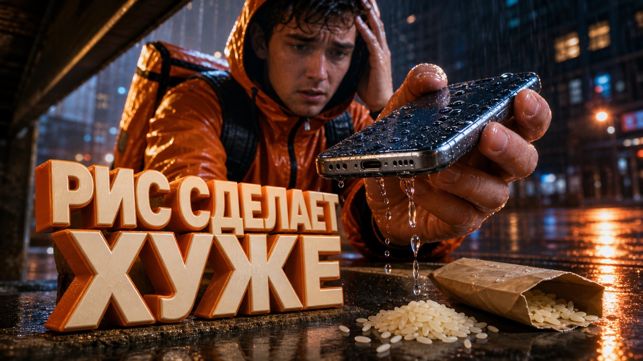 В разъём телефона попал дождь: что делать курьеру