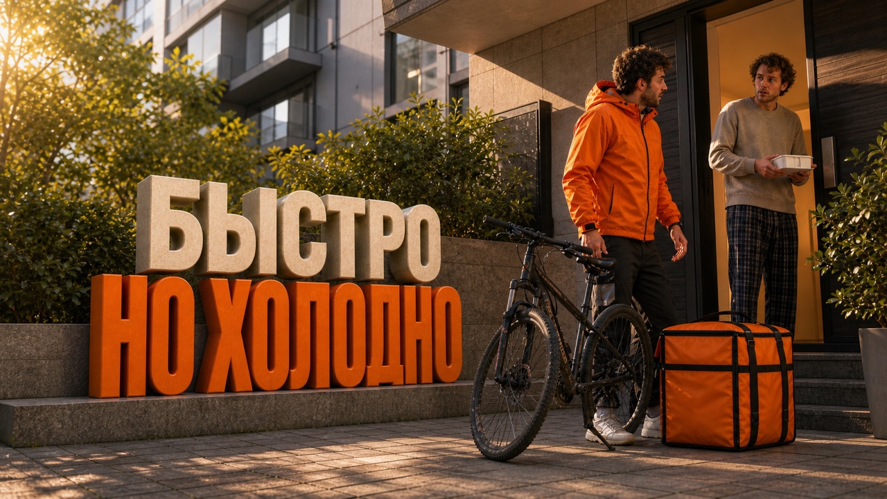 Почему еда приехала холодной при быстрой доставке