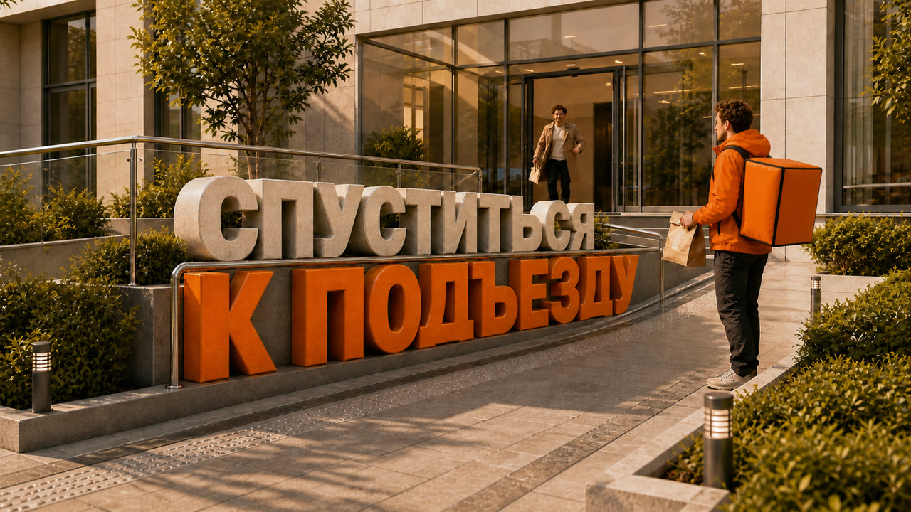 Когда курьер может попросить клиента спуститься