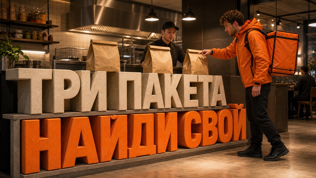 Как курьер выбирает ваш заказ среди одинаковых пакетов