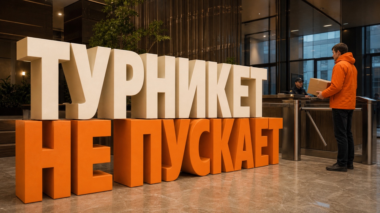 Почему курьер застревает у ресепшена с готовым заказом