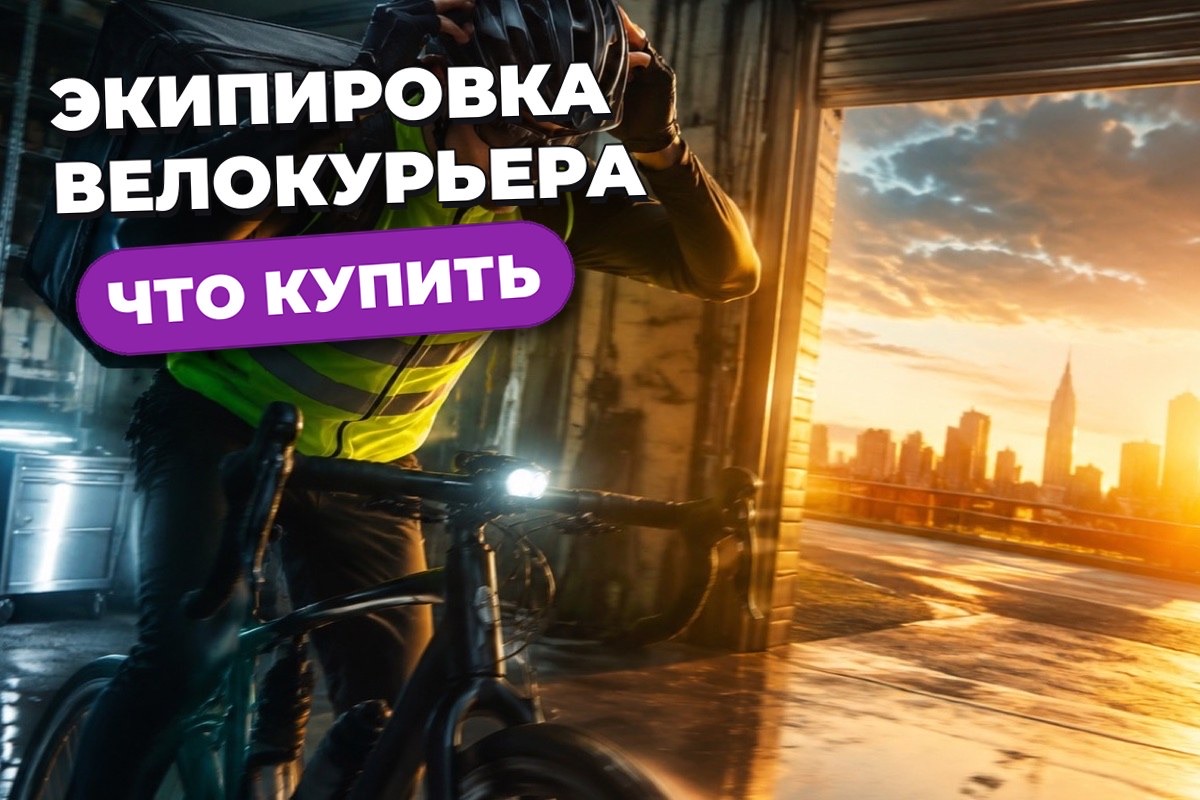 Экипировка велокурьера: что купить кроме велосипеда