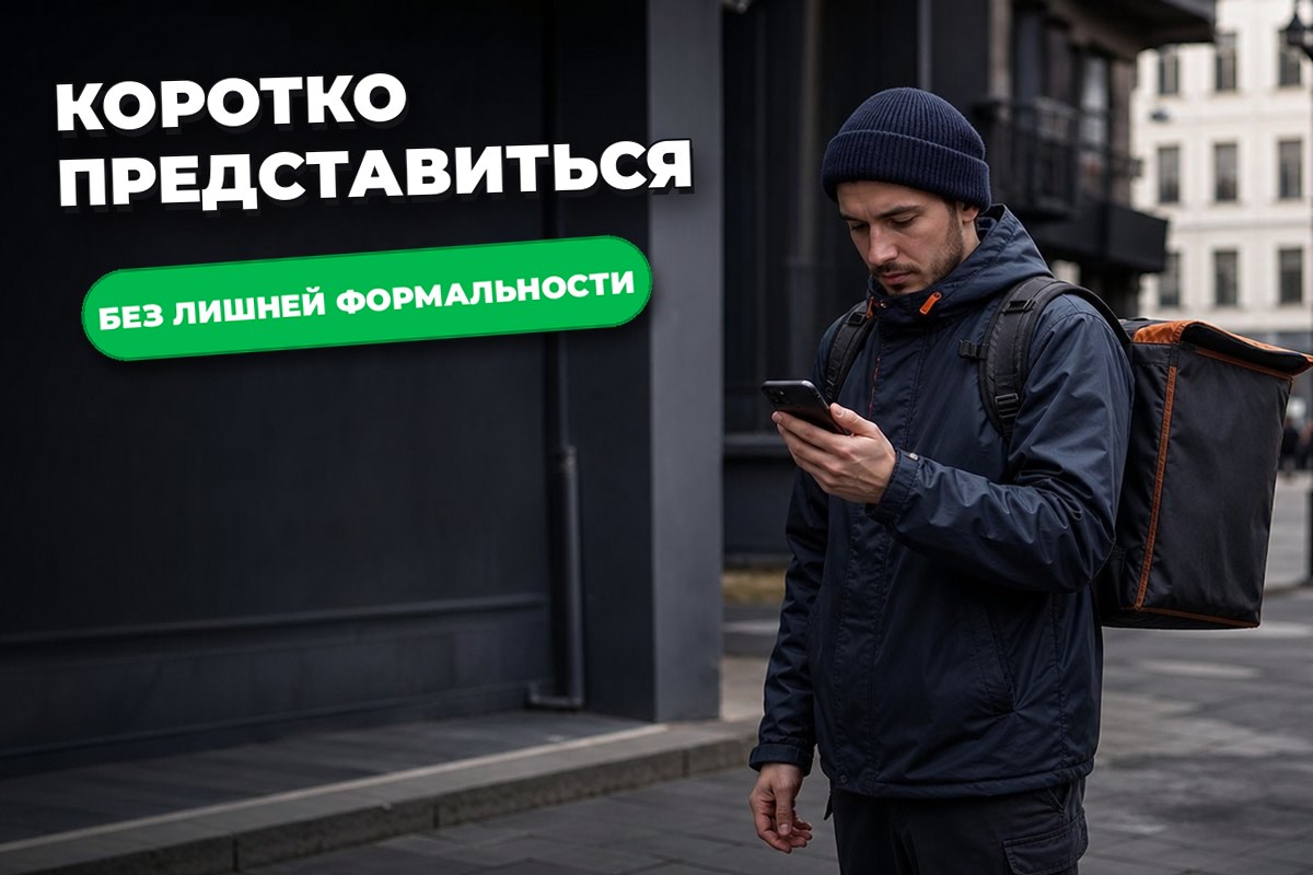 Как кратко представиться клиенту в сообщении