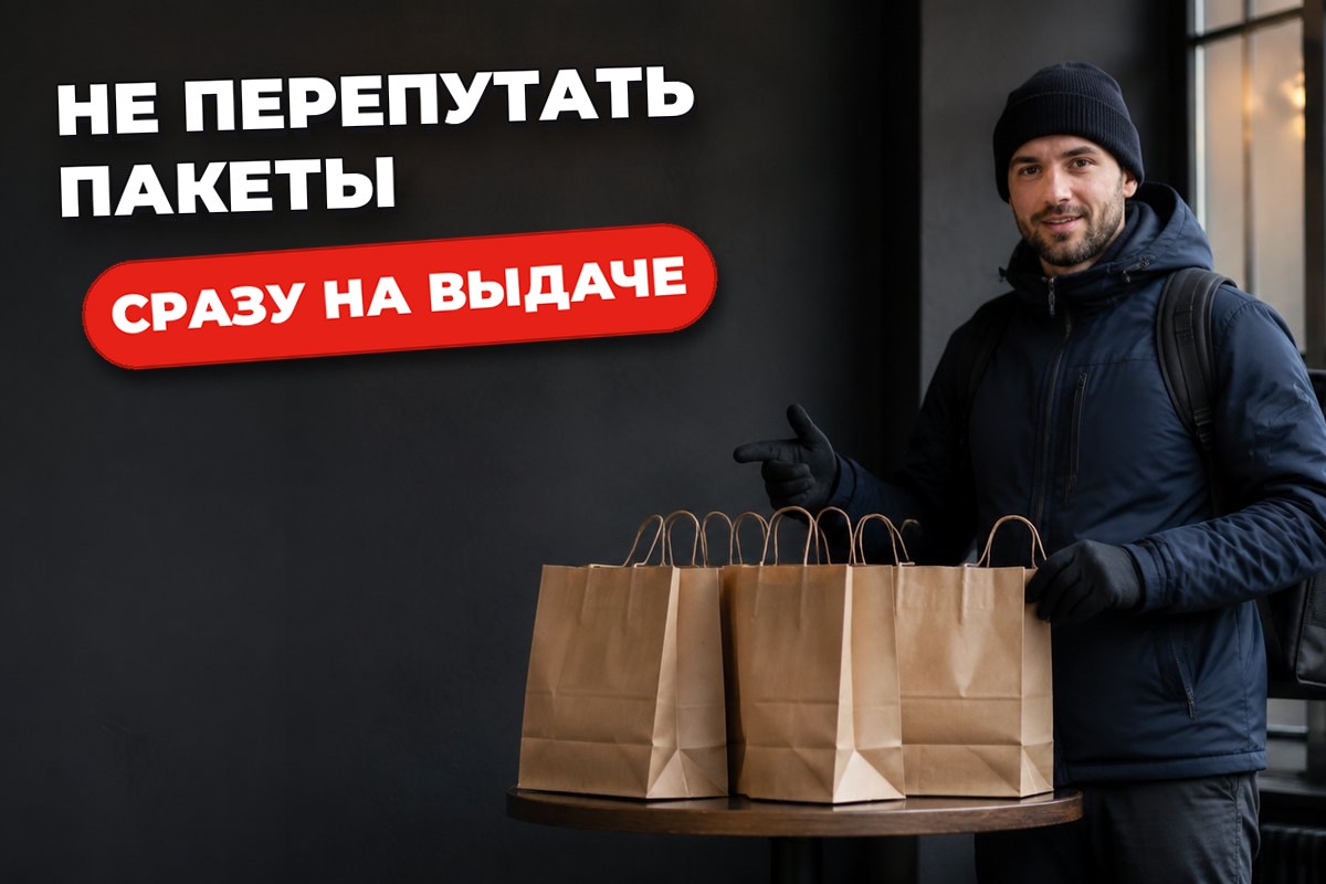 Как не перепутать пакеты, если на выдаче их сразу несколько
