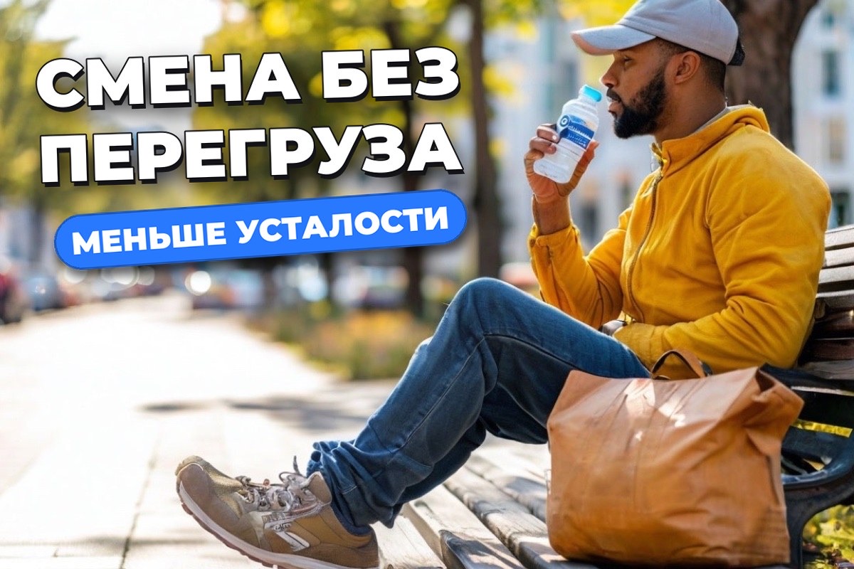 Как меньше уставать курьеру за смену