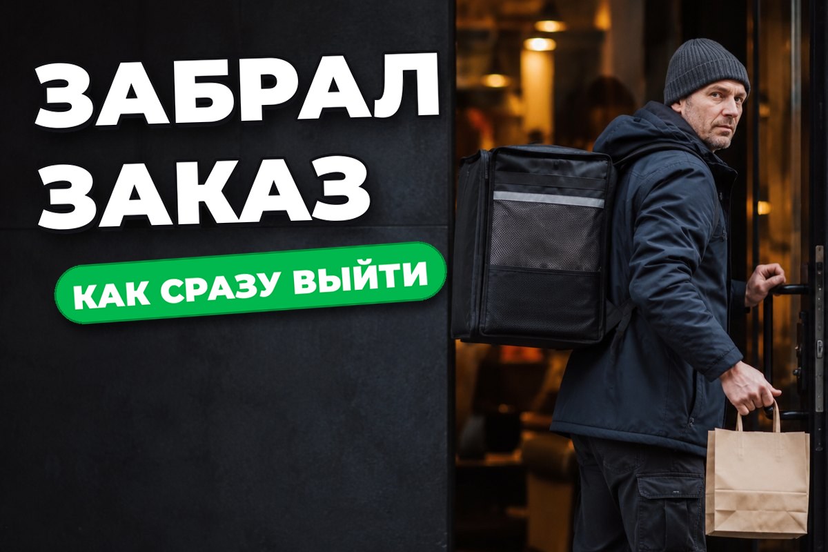 Как быстро уходить с выдачи сразу после получения заказа