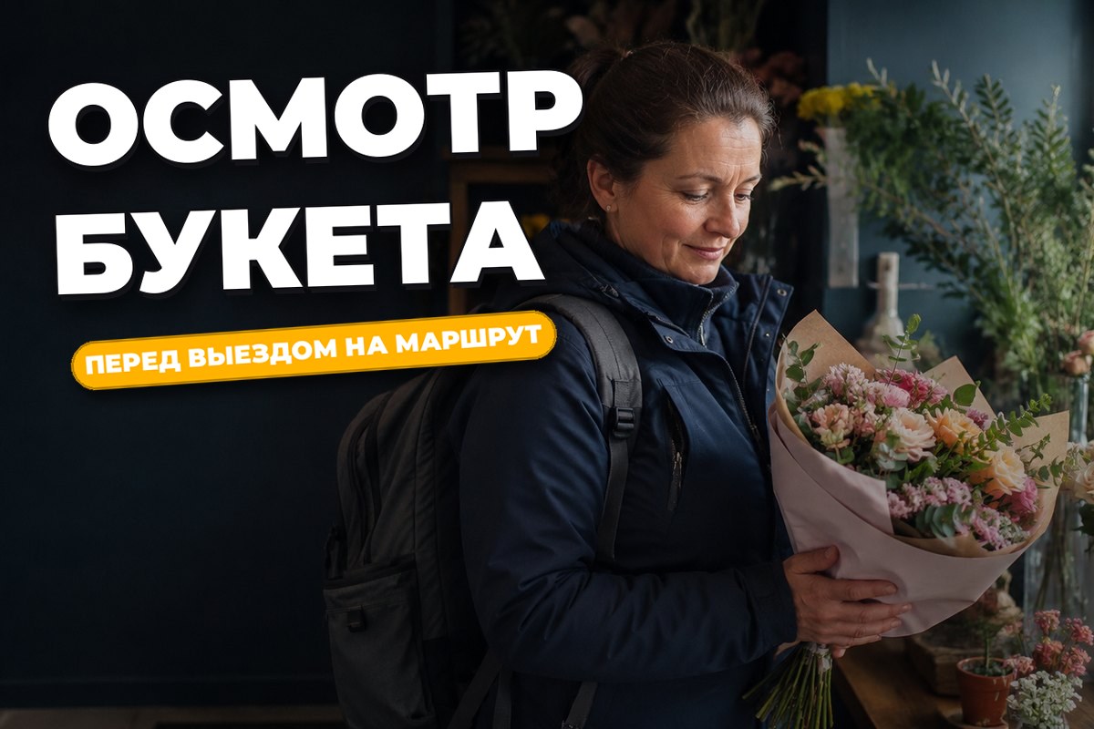 Как осмотреть букет перед выездом