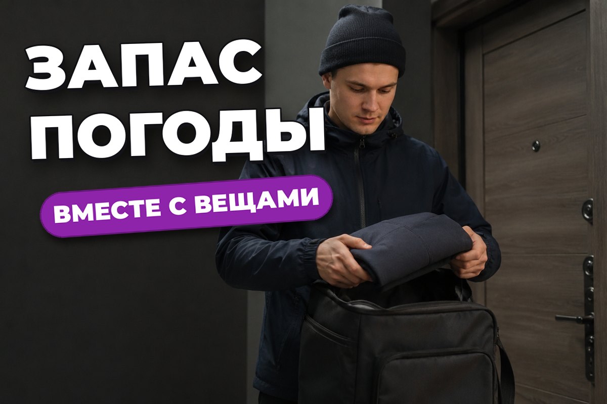 Как сложить запасную одежду курьеру в рюкзак
