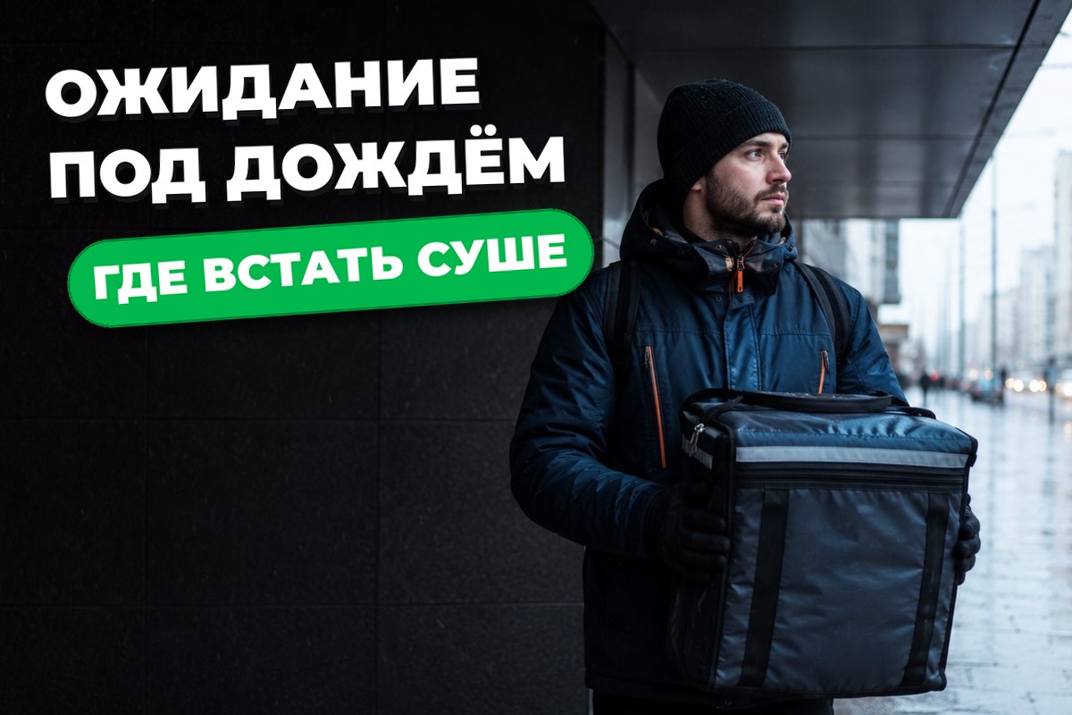Как выбрать место ожидания под дождём