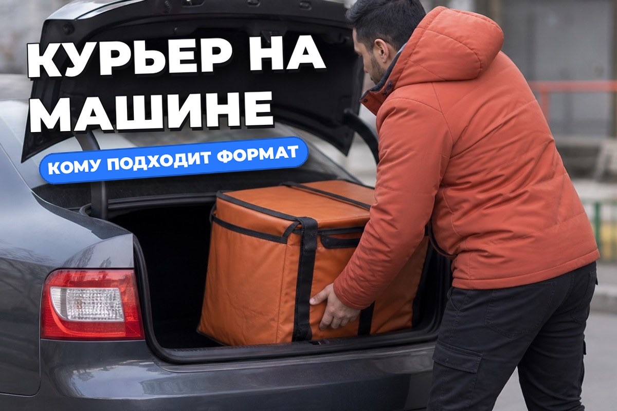 Курьер на машине: как устроена работа и кому подходит