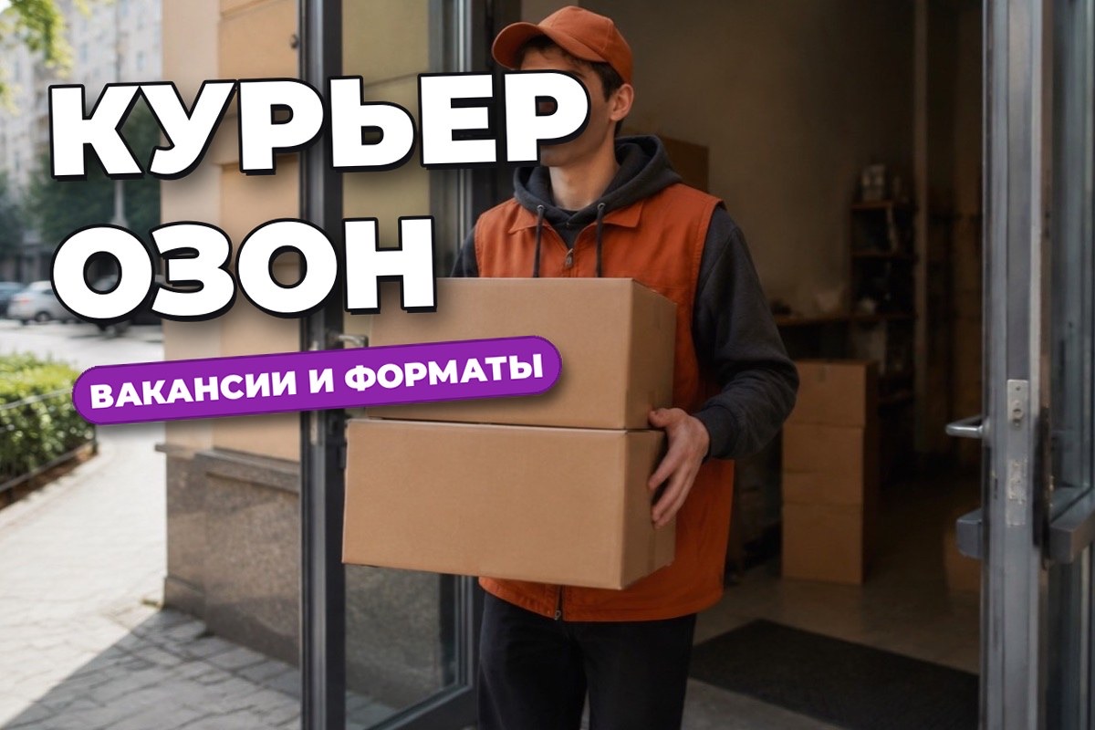 Курьер Озон: работа, вакансии, форматы и отзывы в 2026 году