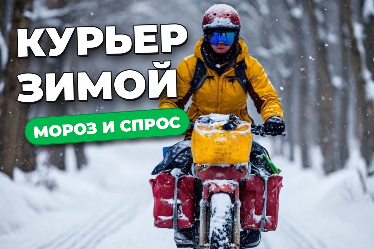 Курьер зимой: как работать в мороз и увеличить доход