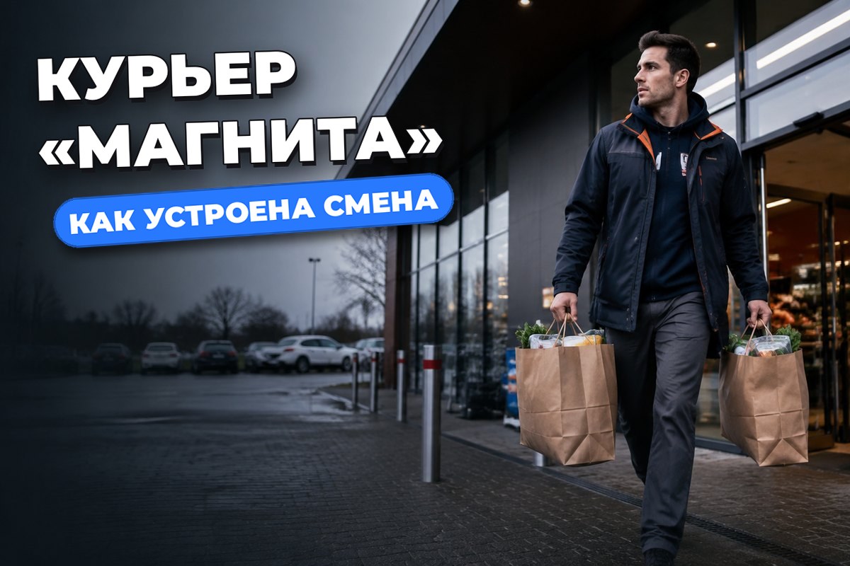 Работа курьером в Магните: чем смена отличается от других продуктовых доставок