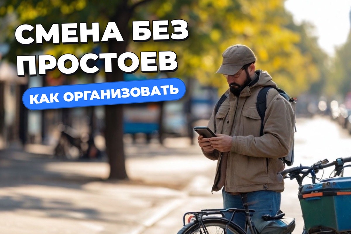 Как организовать смену курьера без лишних простоев
