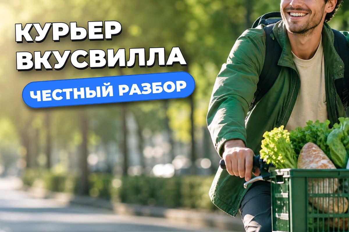 Курьер ВкусВилла: условия, оформление и что учесть велокурьеру